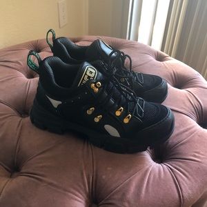 Gucci combat boot sneaker.